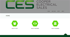 Desktop Screenshot of cooperelectricalsales.com